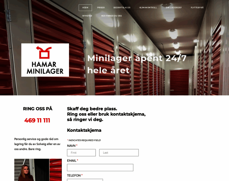 Hamar-minilager.no thumbnail