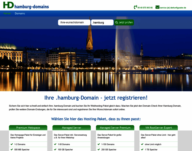 Hamburg-domains.de thumbnail