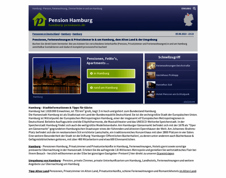 Hamburg-pensionen.de thumbnail