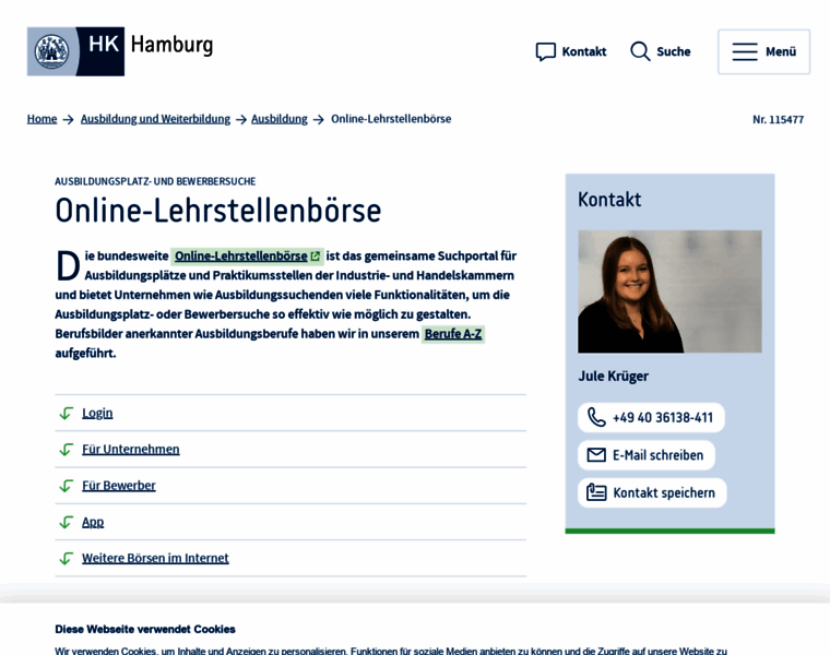 Hamburger-lehrstellenboerse.de thumbnail