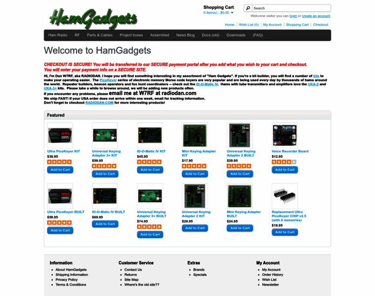 Hamgadgets.com thumbnail