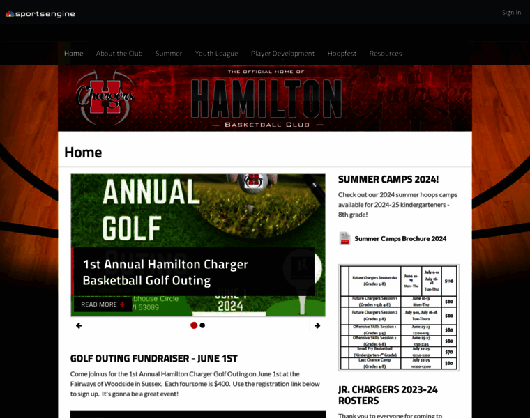 Hamiltonbasketballclub.com thumbnail