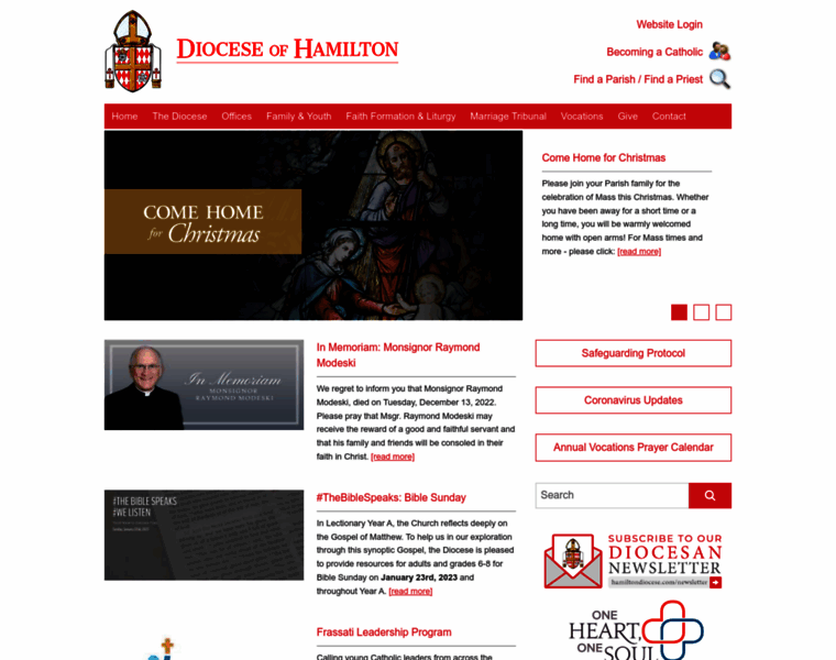 Hamiltondiocese.com thumbnail