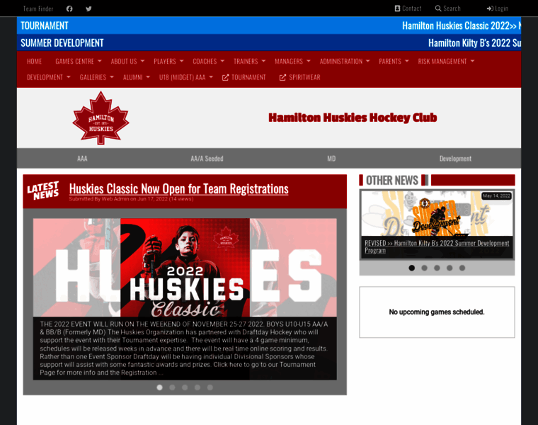 Hamiltonhuskies.ca thumbnail