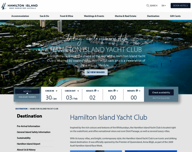 Hamiltonislandyachtclub.com.au thumbnail