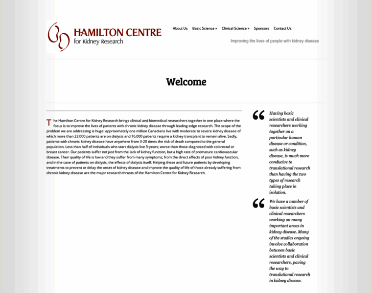 Hamiltonkidneyresearch.ca thumbnail