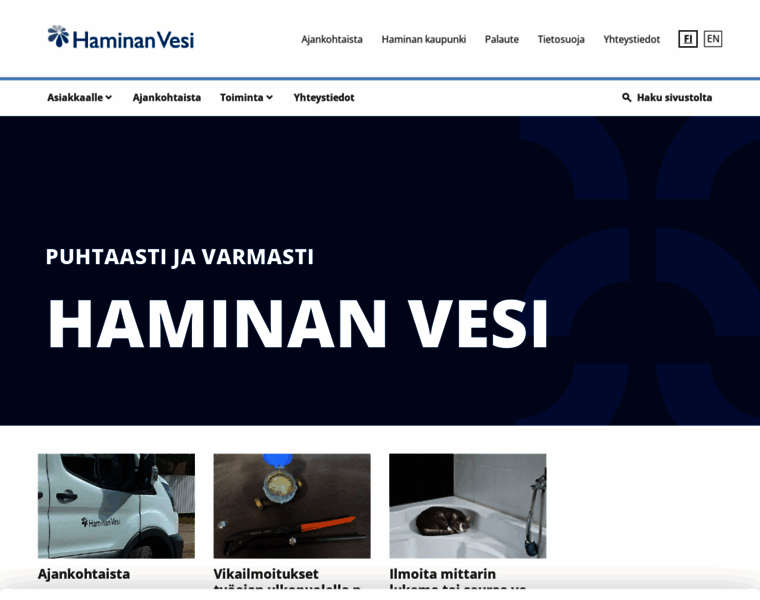 Haminanvesi.fi thumbnail