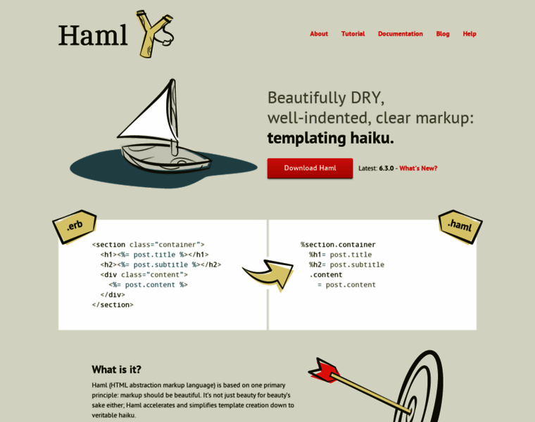 Haml.info thumbnail