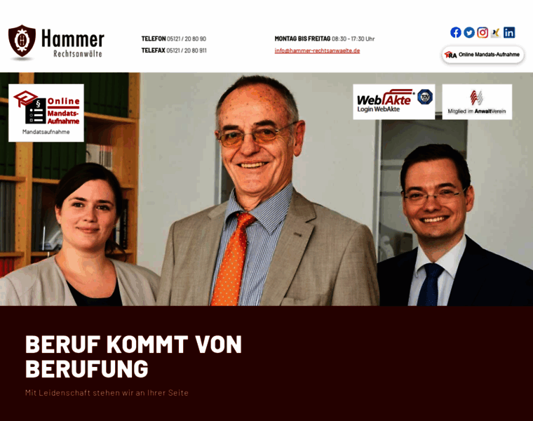 Hammer-rechtsanwaelte.de thumbnail