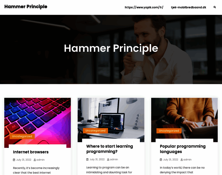 Hammerprinciple.com thumbnail