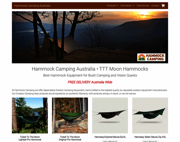 Hammockcamping.com.au thumbnail