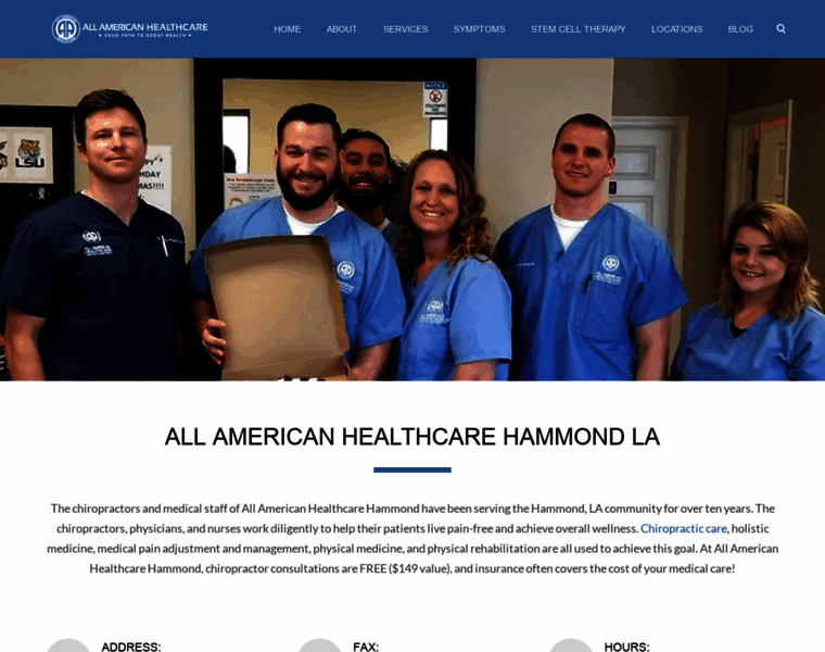 Hammond.allamericanhealthcare.net thumbnail