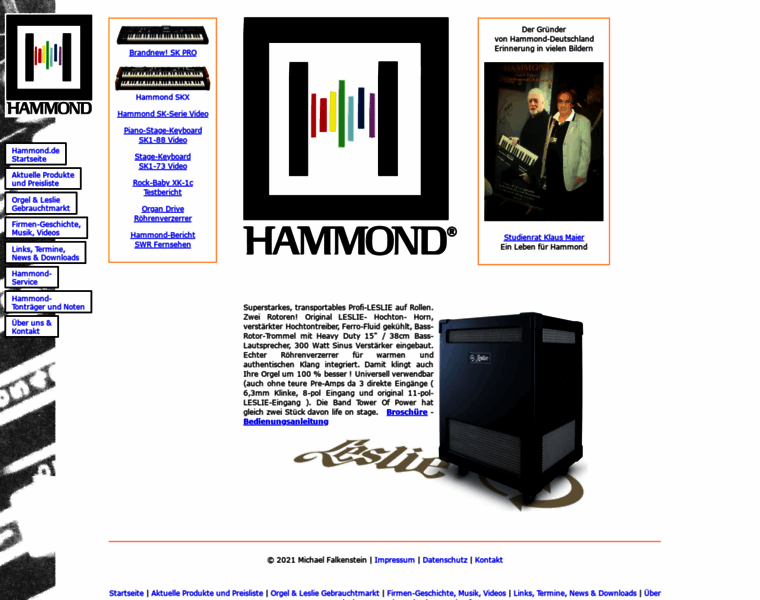 Hammond.de thumbnail