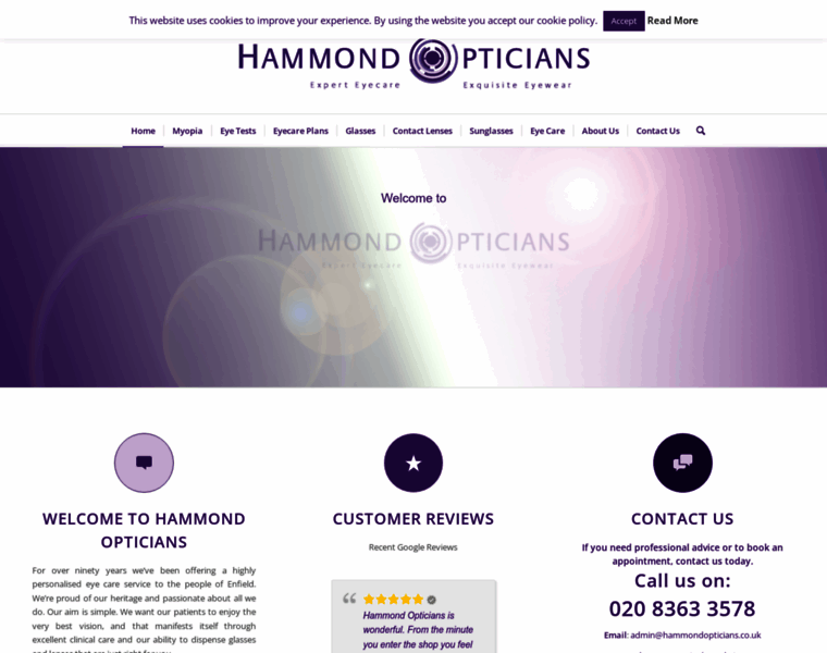 Hammondopticians.co.uk thumbnail