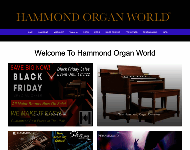 Hammondorganworld.com thumbnail