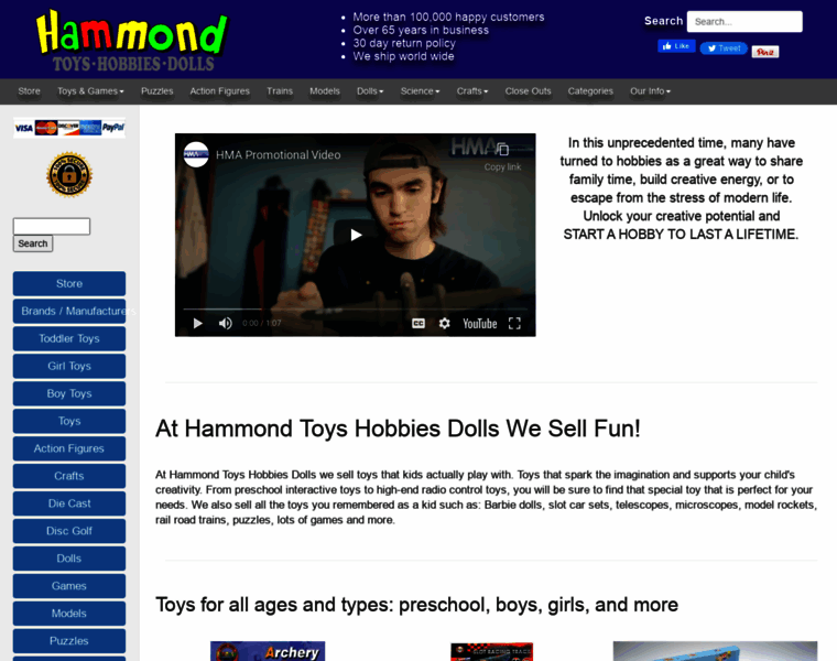 Hammondtoy.com thumbnail