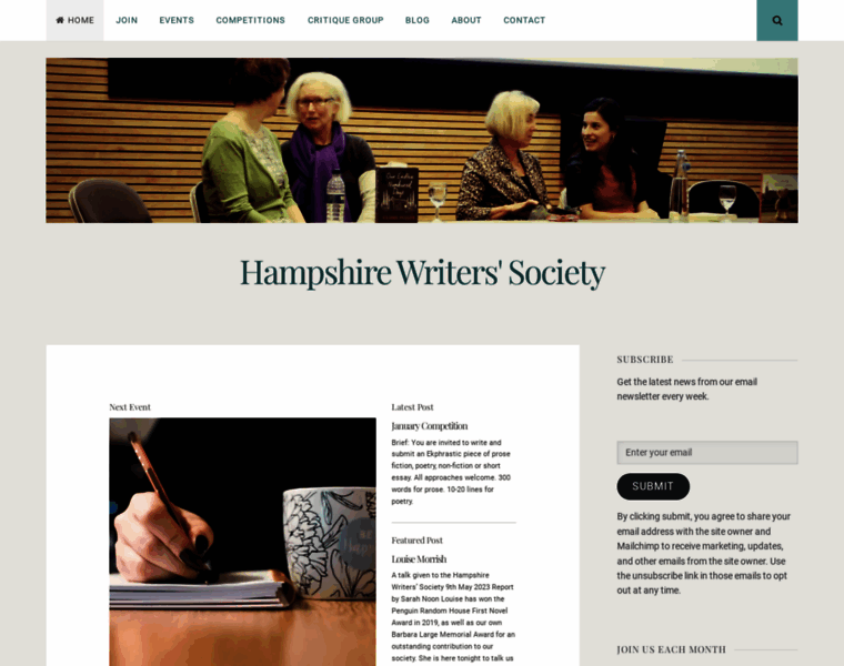 Hampshirewriterssociety.co.uk thumbnail