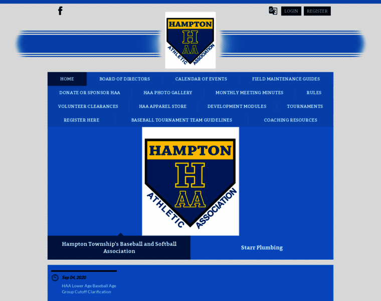 Hamptonathleticassociation.org thumbnail