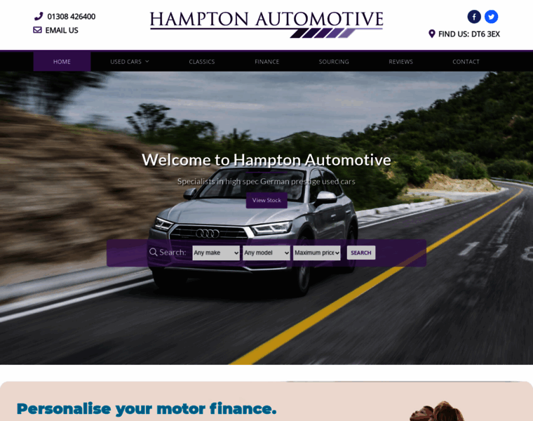 Hamptonautomotive.co.uk thumbnail