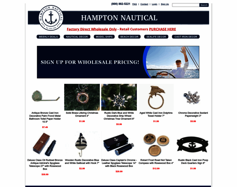 Hamptonnautical.com thumbnail
