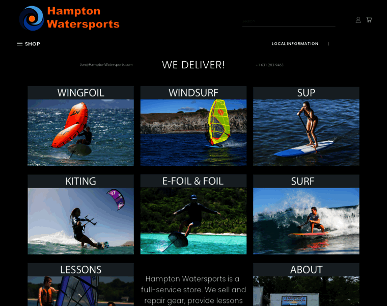Hamptonwatersports.com thumbnail