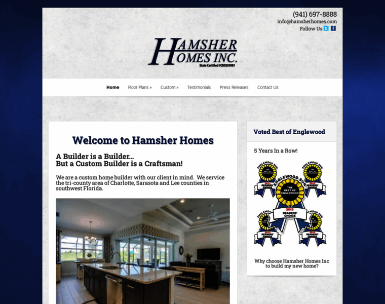 Hamsherhomes.com thumbnail