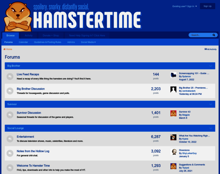 Hamstertime.net thumbnail