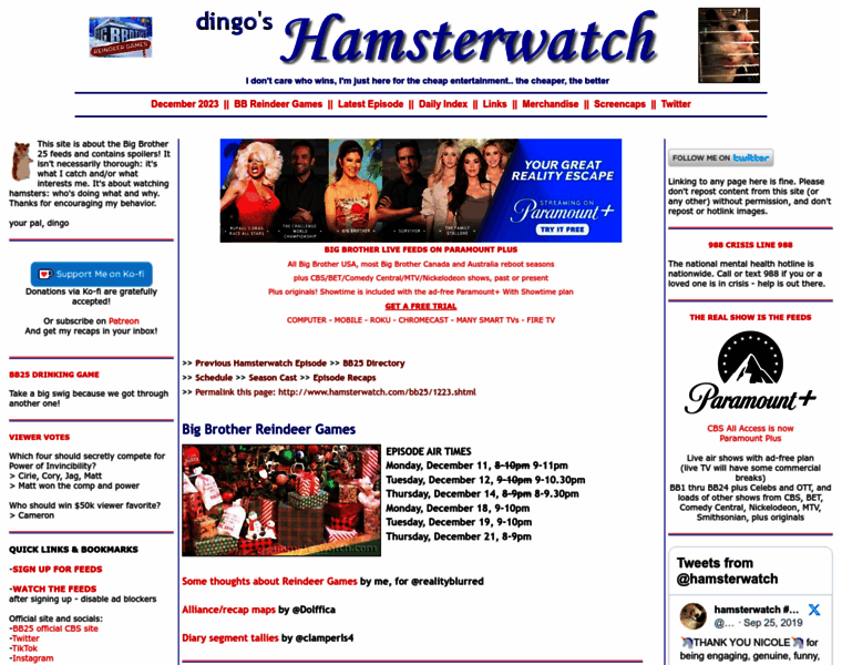 Hamsterwatch.com thumbnail