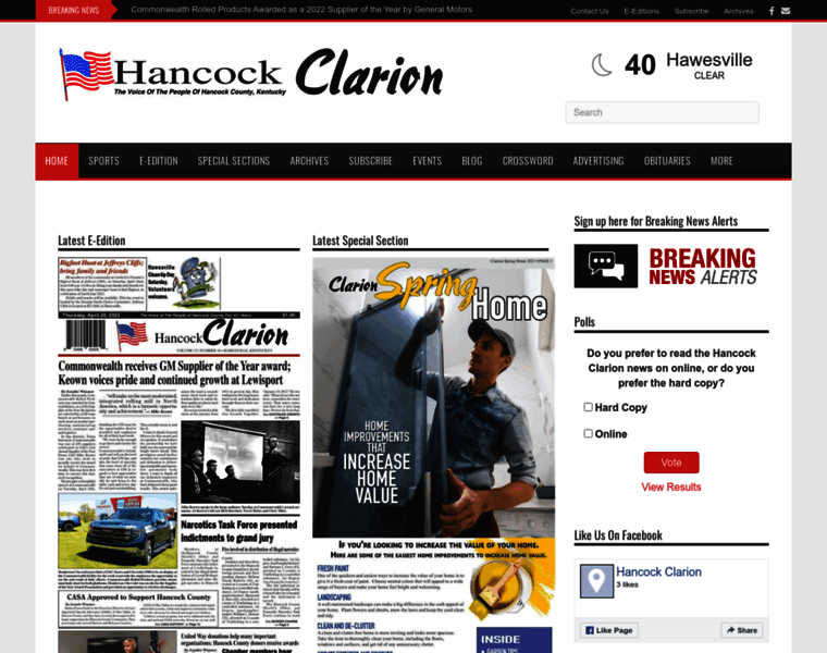 Hancockclarion.com thumbnail