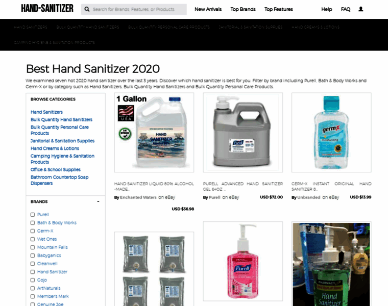 Hand-sanitizer.org thumbnail