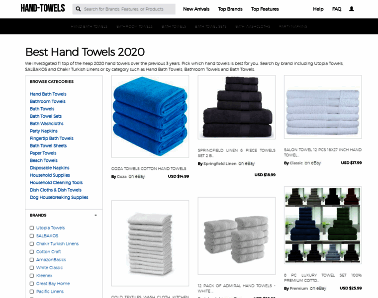 Hand-towels.org thumbnail
