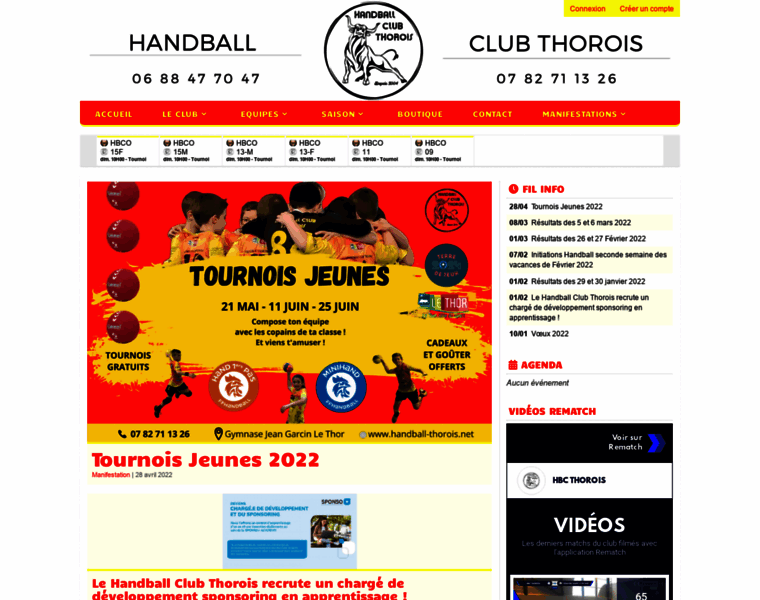 Handball-thorois.net thumbnail