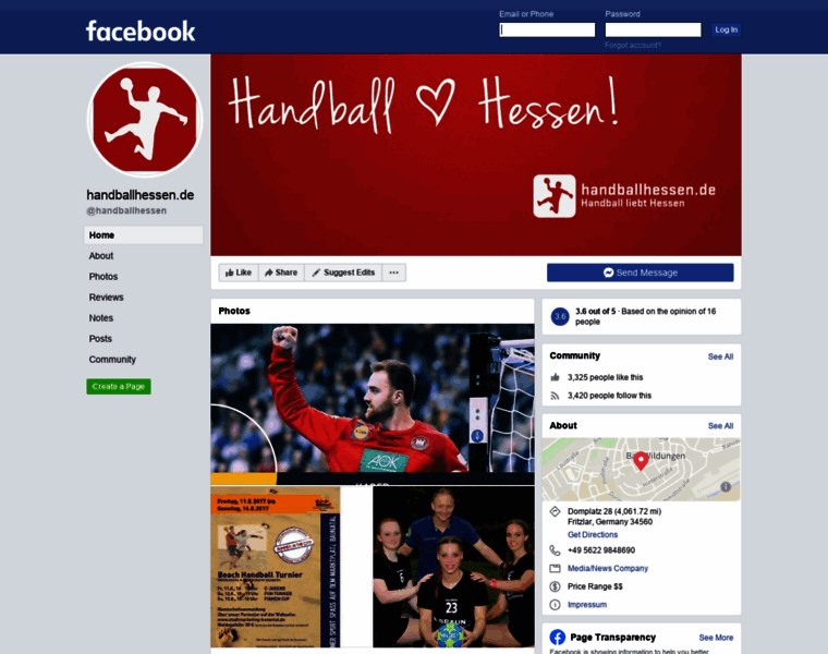 Handballhessen.de thumbnail