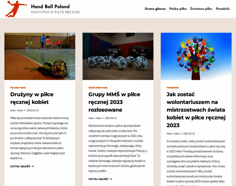 Handballpoland2018.pl thumbnail
