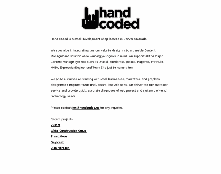 Handcoded.us thumbnail Handcoded.us thumbnail
