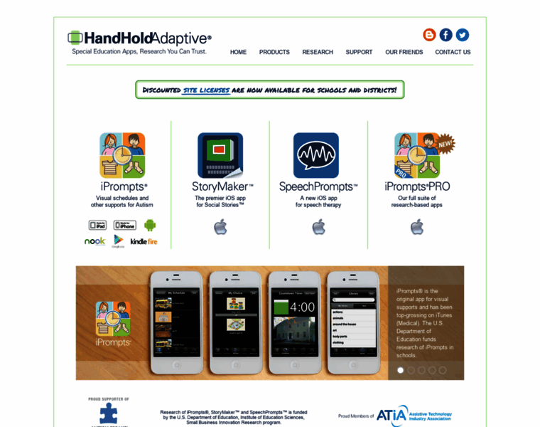 Handholdadaptive.com thumbnail
