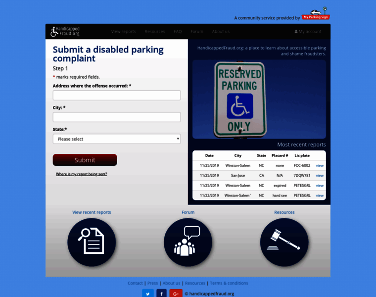 Handicappedfraud.org thumbnail