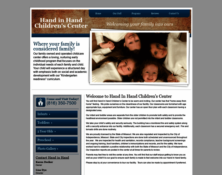 Handinhand-daycare.com thumbnail