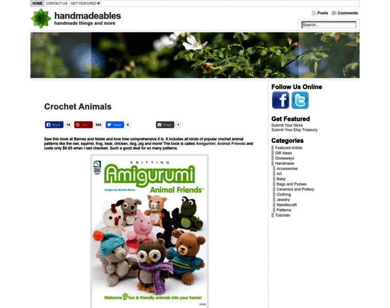 Handmadeables.com thumbnail