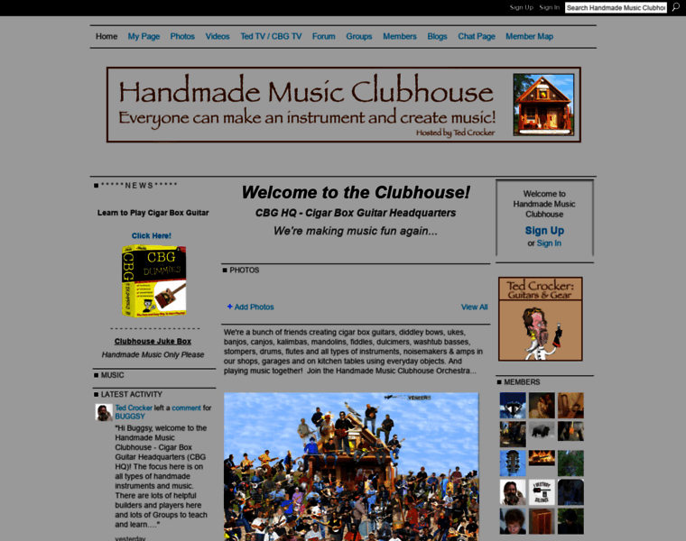 Handmademusicclubhouse.com thumbnail
