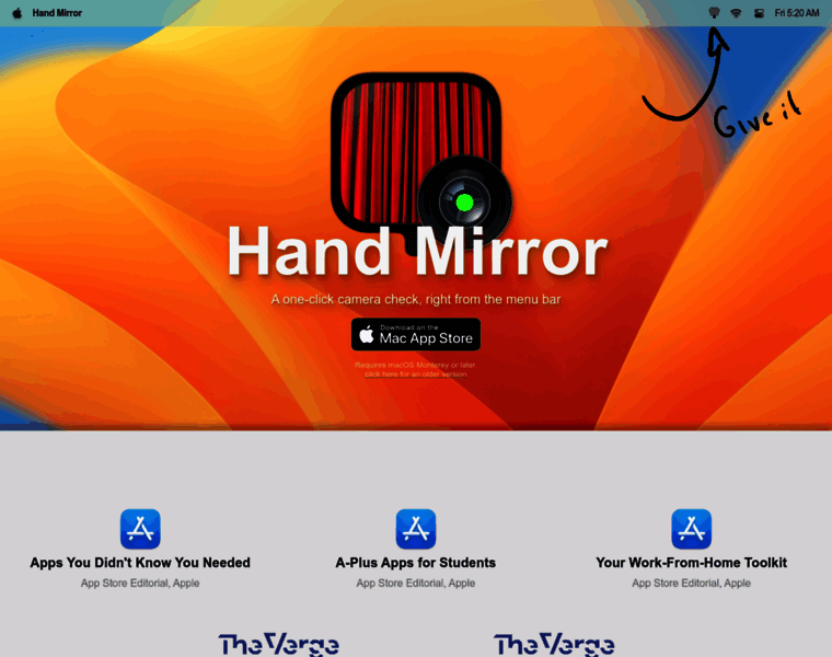 Handmirror.app thumbnail