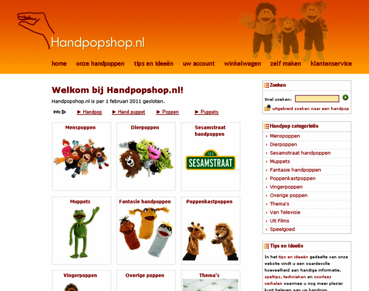Handpopshop.nl thumbnail