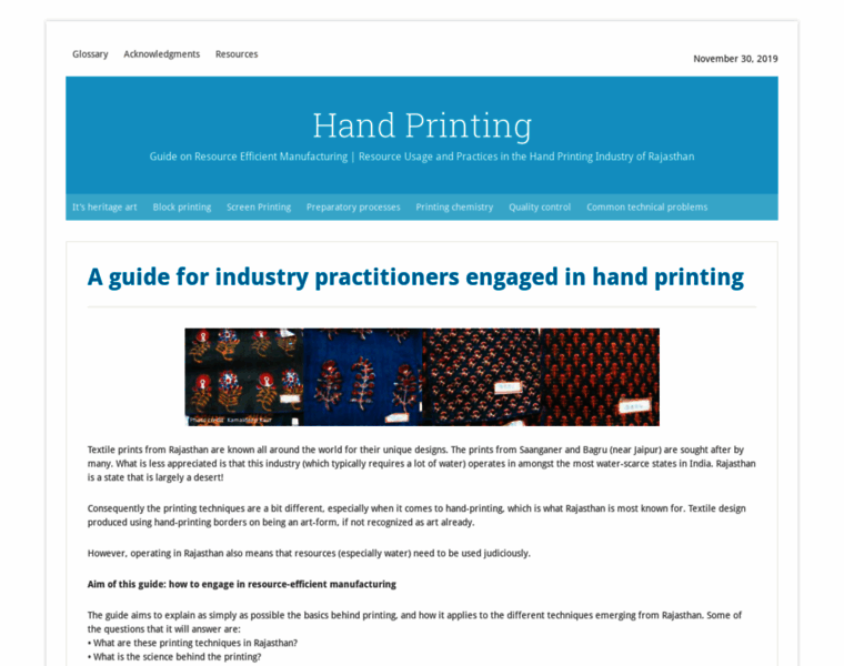 Handprintingguiderajasthan.in thumbnail