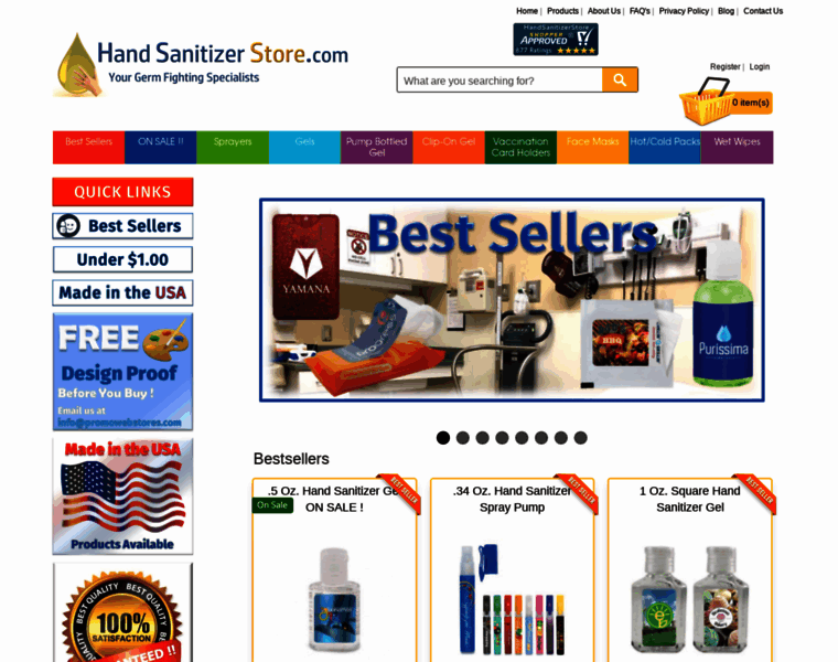 Handsanitizerstore.com thumbnail