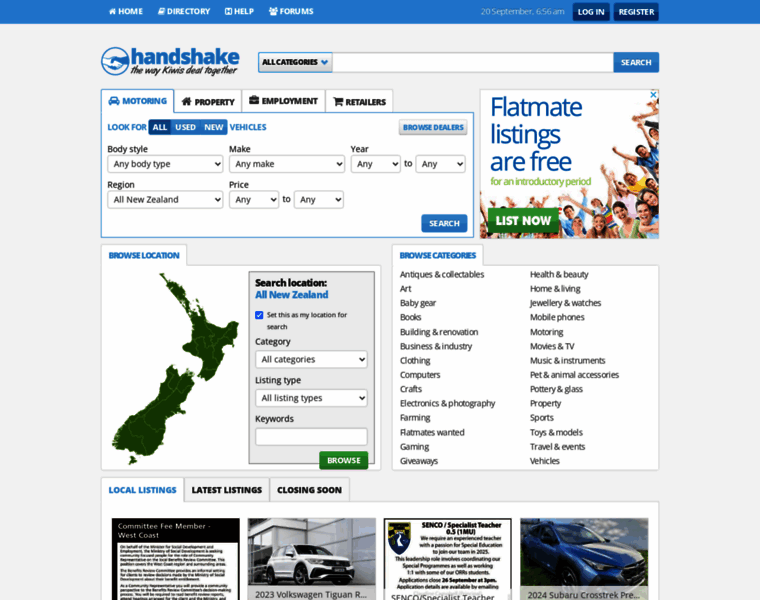 Handshake.co.nz thumbnail