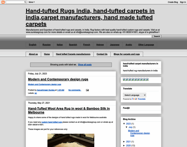 Handtufted-rugs.blogspot.com thumbnail