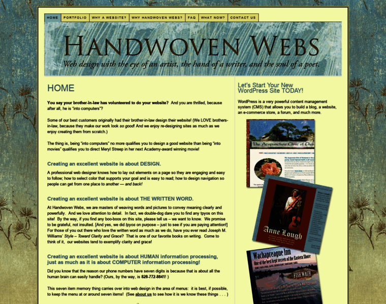 Handwovenwebs.com thumbnail