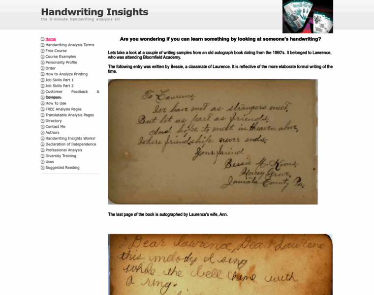 Handwritinginsights.com thumbnail