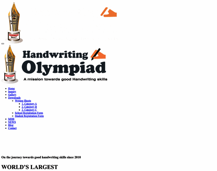 Handwritingolympiad.com thumbnail