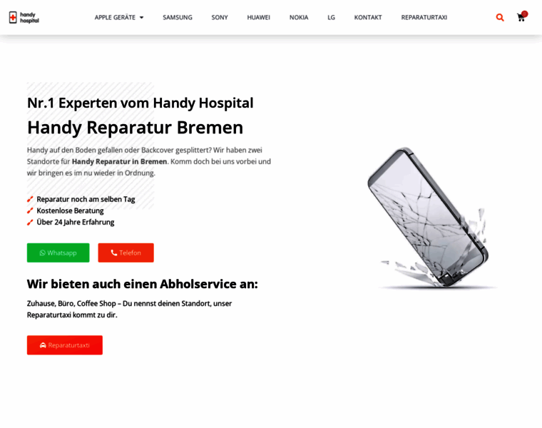 Handy-hospital-bremen.de thumbnail